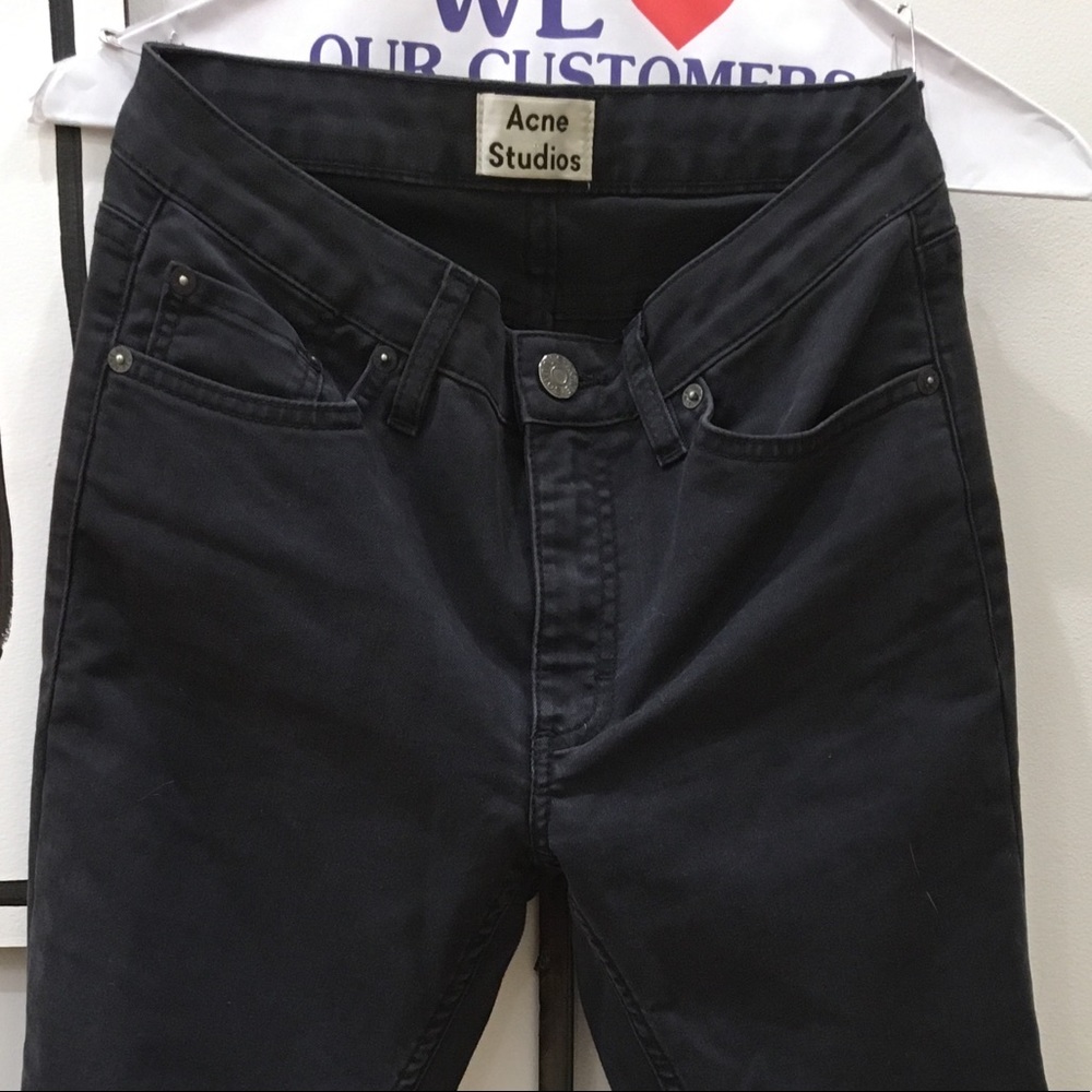 Acne Studios Flex Ups Black Jeans Size 25